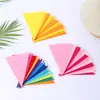 Bandeirolas Triangulares Feltro para Jardim de Infância Bandeirolas de Acampamento Decoração de Restaurante Festa de Aniversário Decoração de Shopping Sala de Aula Bandeiras