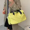 Bolsa de Natación Versátil de Moda para Mujer, Bolsa de Fitness con Separación Seco-Húmedo, Gran Capacidad, Bolso de Mano para Deportes y Viajes, Bolsa para Viajes Cortos