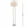 Lámpara de pie luminosa Ziyou para sala de estar, al lado del sofá, Lujo ligero vintage, Lámpara de esquina de alta gama para lectura con protección ocular, ambiente