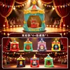 Guochao Chang'an Xileji Caixa Surpresa Estilo Dinastia Tang Bela Mulher Figura Giratória Brinquedo da Moda Ponto Turístico Cultural e Criativo Ornamento de Mesa Presente