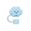 Tapa de pajita de estrella transfronteriza popular Stanley tapa de pajita de cinco puntas tapón antipolvo para vaso Ice Bully pajita grande de 10 mm
