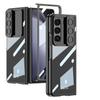 Adequado para Samsung ZFold5 dobrável Phone Case Electroplated Push Window Lens All-inclusive Trendy Brand Drop-resistant Capa protetora transparente