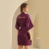 Robe de Noiva Transfronteiriço, Robe de Manhã, Camisola Feminina, Maquiagem de Casamento, Grupo de Madrinhas, Kimono de Casamento, Roupão