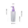 Frasco com Bomba de Óleo de Limpeza Pet Transparente Frasco de Loção 130ml Loção Corporal Shampoo Gel de Banho Garrafa Plástica Vazia