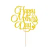 Decoraciones y Toppers para Pastel del Día de la Madre Transfronterizos Feliz Día de la Madre Inserts para Pastel Suministros de Decoración para Fiestas de Cumpleaños