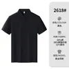 2618Playera de Piqué Manga Corta, Unisex, Estilo Delgado Primavera y Verano, Elástica, Transpirable, Top con Cuello, Algodón, Casual de Negocios, Liso