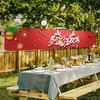 Bandeiras de Natal Novas Transfronteiriças, Painel de Decoração para Festa de Feriado, Tecido para Pendurar no Jardim, Bandeiras Coloridas, Feito Sob Medida