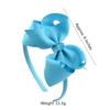 Diadema para el cabello de niños de 4 pulgadas estilo europeo y americano, accesorios para el cabello, lazo retorcido, diadema hecha a mano, nuevo, caliente 675