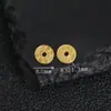 Cuentas Espaciadoras de Corazón y Ocho Trigramas Estilo Antiguo Chapadas en Plata S925 con Oro Real de 24 Quilates para Joyería Hecha a Mano DIY y Componentes de Pulsera