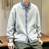 Sudadera con retazos a cuadros de dos piezas falsas Yingao para hombre, chaqueta de hombre de otoño estilo americano holgada, cárdigan personalizado de universidad