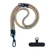 Goma para cordón de teléfono móvil de 10 mm de grosor, cuerda ajustable en diagonal, clip para teléfono móvil, cordón anti-pérdida, cordón para cuello