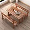 Mesas y sillas de exterior, mesas y sillas de madera carbonizada, mesas de té comerciales para patio, mesas de centro de madera maciza, mesas de bar, mesas de comida rápida, mesas y sillas de restaurante