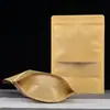 Bolsas de té de papel kraft, bolsas autosellables, bolsas selladoras de alimentos, bolsas para envasar frutas secas, las bolsas de té de papel kraft son simples y prácticas
