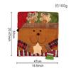 Decoraciones de Navidad, Fundas para Sillas con Sombreros, Fundas para Taburetes, Fundas para Sillas de Muñeca, Decoración para el Hogar Europea y Americana, Mini Bufandas de Navidad