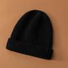 Nuevo Gorro de Cachemira Grueso Unisex Otoño/Invierno 2025 Moda Versátil Gorro de Lana Tejida para la Cabeza con Protección para los Oídos