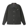 Ropa Vintage 2025 Otoño Nuevo Japonés Retro Lavado Desgastado Chaqueta de Trabajo para Hombre Abrigo Versátil Holgado