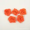 Exquisite Novo Poliéster de 3cm com Flor de Rosa Acessórios para Roupas Flor Decorativa DIY Adorno de Cabeça Acessórios de Cabelo Acessórios para Roupas