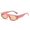 Gafas de Sol Cat-Eye de Lujo Accesibles Transfronterizas para Mujer Gafas de Moda de Gama Alta Estilo Ins Gafas de Sol Rectangulares de Patilla Ancha Hip-Hop