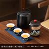 Traje de viaje estilo chino una olla de cuatro tazas para viajes de negocios para llevar té al aire libre taza rápida actividades empresariales regalos al por mayor
