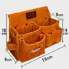 Bolsa para clavos de carpintería Bolsa de herramientas de cuero Bolsa de herramientas duradera para hombres Uso en obra Bolsa con múltiples asas Otro