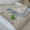 Coreia do Sul Algodão Ganso Capa de Cama Conjunto de Três Peças Lavável à Máquina Algodão Dupla Face Acolchoado Lençol de Cama Acolchoado Capa de Cama Universal para Todas as Estações