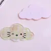 Gato de Flanela Fofo de Desenho Animado Nuvem Acrílica Acessórios de Cabelo DIY Adorno de Cabeça Grampo de Cabelo Patch Acessórios de Grampo de Cabelo Lateral