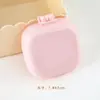Peine de Cojín de Aire de Color Caramelo Lindo, Peine de Masaje Mini Portátil, Peine de Airbag Transfronterizo, Set de Peine con Espejo Plegable, Peine de Peluquería