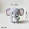 Decoraciones de pastel con temática de animales: mono, león, jirafa, elefante, arcoíris, árbol pequeño, adornos de mesa, decoración de mesa de postres