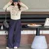 Conjunto de Niñas Primavera y Otoño 2026 Nuevo Casual Estilo Coreano para Niños Medianos y Mayores Camiseta de Dibujos Animados Ropa Infantil Transfronteriza Manga Larga
