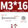 Tornillos Autorroscantes de Acero Inoxidable 304 Tornillos de Cabeza Avellanada Phillips Tornillos Extendidos Tornillos para Madera de Cabeza Plana Autorroscantes M2M3M4