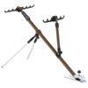 Soporte multi-barra de aleación de aluminio Equipo de pesca Soporte luminoso portátil equipo de pesca integrado rastrillo luminoso multi-barra