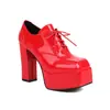 Comercio exterior nueva plataforma de agua tacón 32 tacones altos zapatos de moda para mujer Europa y Estados Unidos 2023 zapatos gruesos 43 blanco negro