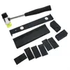 Conjunto de ferramentas para instalação de piso de madeira Amazon transfronteiriço martelo, gancho de retorno de mola, bloco de batida preto, espaçadores fábrica atacadista