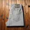 Pantalones de sarga rectos de ajuste slim para hombre, finos, de alta calidad, cómodos, versátiles, microelásticos, de cinco bolsillos, para primavera/verano, estilo business casual