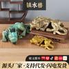 Nuevos Adornos de Tortuga Dragón de Latón y Tortuga Pitón, Artesanías de Escultura de Cobre de Bestias Repelentes al Agua, Artículos Decorativos para Escritorio de Oficina