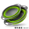 Cesta de Drenaje Redonda Utensilios de Cocina Cesta de Drenaje Plegable Cesta para Verduras Cesta para Frutas Escurridor de Cocina Escurridor Telescópico