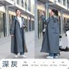 Impermeable de senderismo para adultos, grueso y moderno, para montar a caballo, poncho unisex para coche eléctrico, impermeable largo de una pieza.
