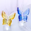 Espejo Cruzado Amazon Mariposa de Cristal Bola de Cristal Adornos Animales Pequeños Creativos Decoración de Coche Manualidades Regalos Navideños