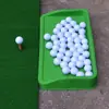 Caja de silicona para pelotas de golf PU caucho suave simulador interior campo de prácticas de golf suministros tapete de golpeo caja de pelotas