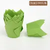 Pacote com 200 Forminhas de Cupcake Tulipa, Forminhas para Muffin em Formato de Chama, Forminhas para Muffin Resistentes a Altas Temperaturas e Seguras para Forno, Forminhas de Papel à Prova de Óleo