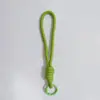 Popular Creativo Simple Lanyard para Teléfono Móvil Portatarjetas de Muñeco Pase de Abordar Llavero para Mochila Escolar Cuerda Trenzada Colorida Joyería para Colgar