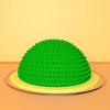 Touch ball equipamento de treinamento sensorial infantil fitness ball home yoga ball semicírculo tapete de massagem treino de equilíbrio
