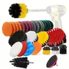 Venta Directa de Fábrica Kit de Limpieza para Coche de 24 Piezas Cera Pulidora Herramienta Especial para Rines Juego de Cepillos de Cuidado