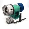 Eixo Flange para Torno de Madeira Caseiro DIY Mandril de 200mm de Três Mandíbulas Quatro Mandíbulas Máquina de Contas Conjunto do Contra-ponto com Furo Passante