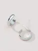 Nuevos Pendientes de Semiarco Minimalistas Irregulares Geométricos de Nicho para Viajeros Pendientes de Presión Retorcidos de Alta Gama