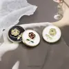 Botones decorativos metálicos redondos estilo retro color rosa para camisa de mujer, vestido camisero de gasa, suéter, abrigo