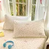 Funda de almohada de algodón puro, pieza individual, paquete doble de algodón puro, funda de almohada estampada para cuatro estaciones, 48 cm x 74 cm, funda interior para núcleo de almohada, pieza individual