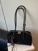 Diseño de nicho retro transfronterizo, bolso de gran capacidad para debajo del brazo, bolso tipo almohada moderno y minimalista, bolso de hombro de color liso de moda para el día a día