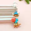 5611 # Chaveiro Zootopia 2 Pingente de Boneco Desenho Animado Acessório de Caixa Surpresa Raposa Judy Rato Nick Pingente de Presente