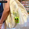 Chaveiro Criativo Squeeze Sapo de Olhos Grandes Alívio de Estresse Desenho Animado Capivara Casal Porco Mochila de Estudante Pequeno Pingente
